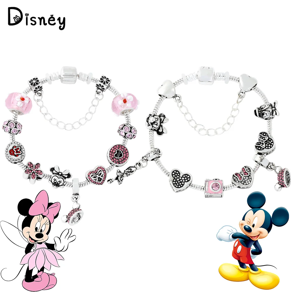 Disney Mickey Minnie Beads Bracelet Cartoon Cute Figure Pendant DIY Donald Duck Beads Luxury Charm Bangle Jewelry Accessories
Disney Mickey Minnie Beads Bracelet Cartoon Cute Figure Pendant DIY Donald Duck Beads Luxury Charm Bangle Jewelry Accessories