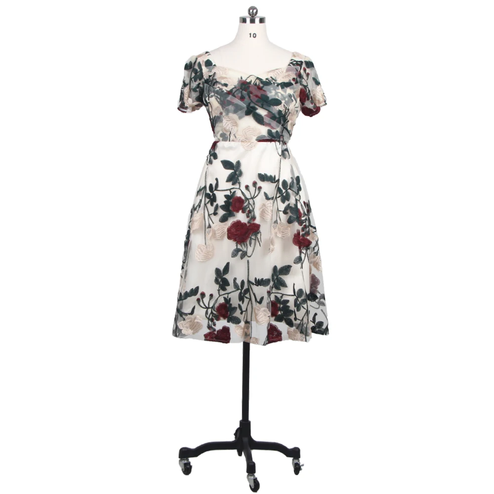 It's Yiiya Evening Dress Short Sleeves Zipper Back Knee Length Embroidery Pleat A-Line Plus size Woman Formal Party Gown E1238
It's Yiiya Evening Dress Short Sleeves Zipper Back Knee Length Embroidery Pleat A-Line Plus size Woman Formal Party Gown E1238