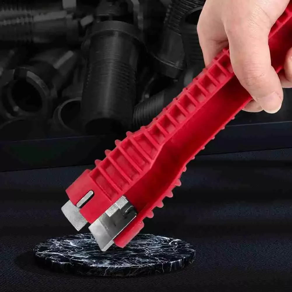 Multi English Key Gootsteensleutel 8 In 1 Flume Wrench Anti-slip Kitchen Sink Key Repair Wrench Faucet Plumbing Wrench Set
Multi English Key Gootsteensleutel 8 In 1 Flume Wrench Anti-slip Kitchen Sink Key Repair Wrench Faucet Plumbing Wrench Set