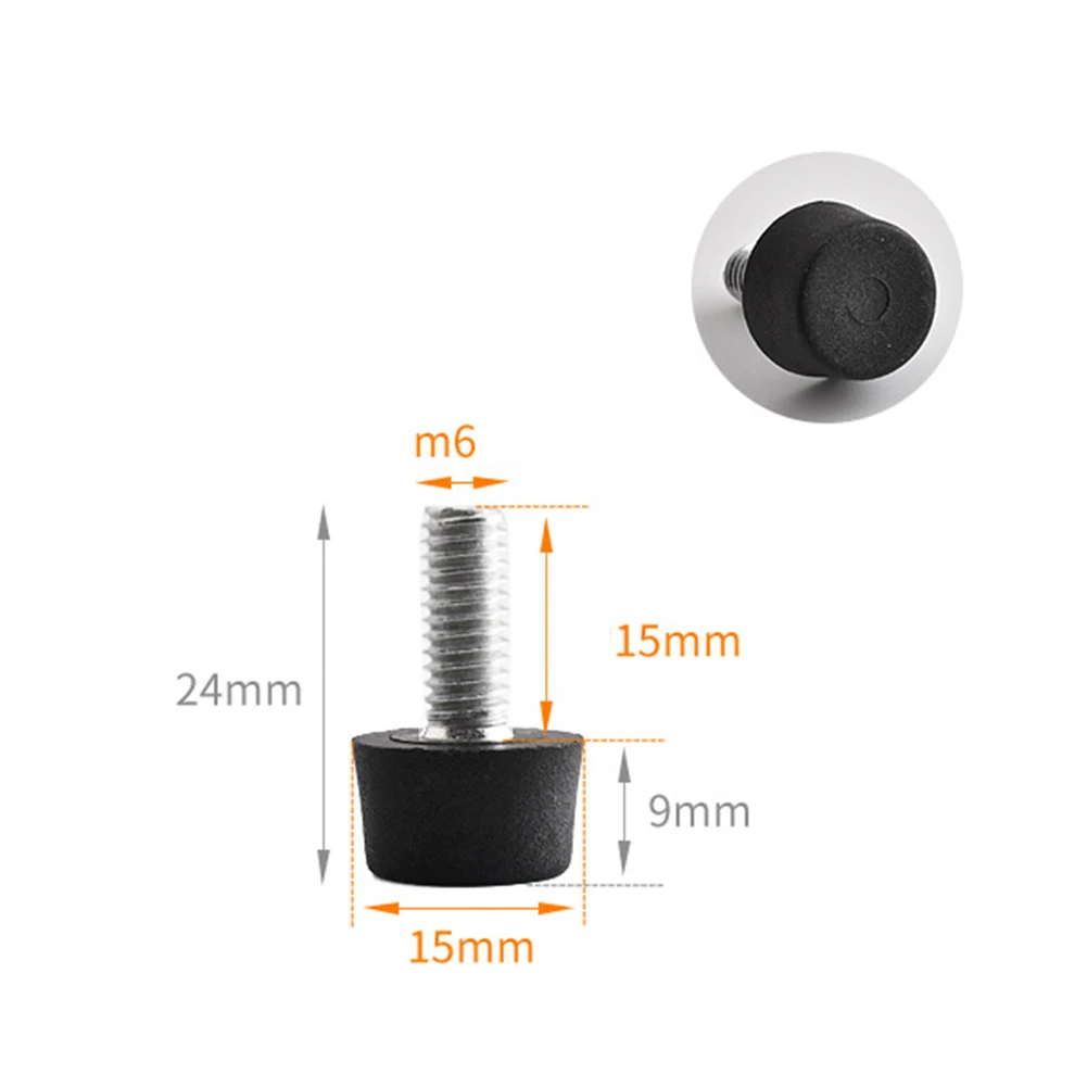 20Pcs Adjustable Furniture Foot Pad Chair Legs Anti-slip Base Table Cabinet Leg Pad Feet Leveler M6 Screw Furniture Accessories
20Pcs Adjustable Furniture Foot Pad Chair Legs Anti-slip Base Table Cabinet Leg Pad Feet Leveler M6 Screw Furniture Accessories