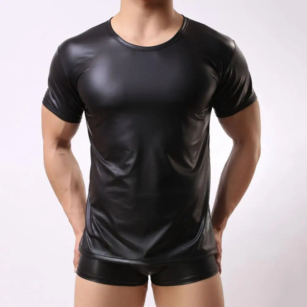 Прямая поставка! Клубный костюм из искусственной кожи, гладкая тонкая мужская майка с круглым вырезом для выступлений на сцене
Прямая поставка! Клубный костюм из искусственной кожи, гладкая тонкая мужская майка с круглым вырезом для выступлений на сцене