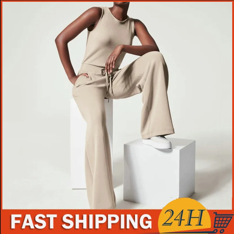 Women Jumpsuit 2023 Summer Button Lace Up Sleeveless Light Straight Jumpsuit Floral Romper Women Jumpsuits
Women Jumpsuit 2023 Summer Button Lace Up Sleeveless Light Straight Jumpsuit Floral Romper Women Jumpsuits