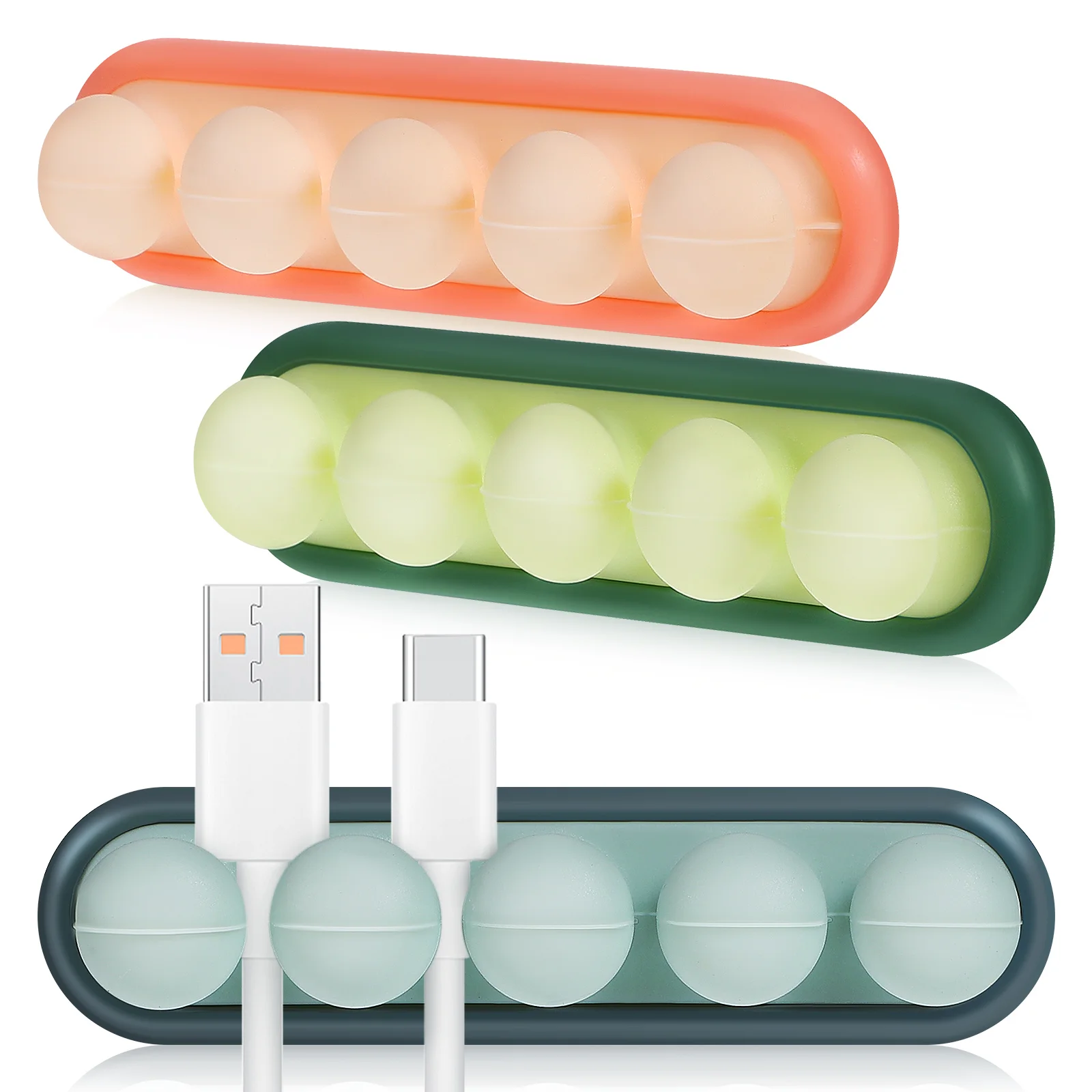 3 pcs Practical Headphone Cord Organizer Cord Keeper Cable Organizer Clips Cable Storage Holder
3 pcs Practical Headphone Cord Organizer Cord Keeper Cable Organizer Clips Cable Storage Holder