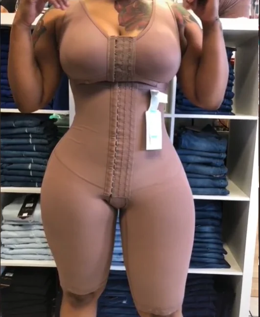 High Compression Full Body Shapewear With Hook And Eye Front Closure Shaper Adjustable Bra Slimming Bodysuit Fajas Colombianas
High Compression Full Body Shapewear With Hook And Eye Front Closure Shaper Adjustable Bra Slimming Bodysuit Fajas Colombianas