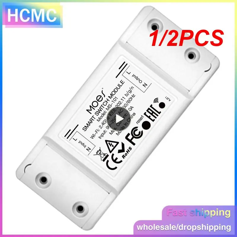 1/2PCS Smart Light WiFi Switch Tuya Smart Life APP Wireless Remote Control Smart Home Mini Breaker Works With Alexa
1/2PCS Smart Light WiFi Switch Tuya Smart Life APP Wireless Remote Control Smart Home Mini Breaker Works With Alexa