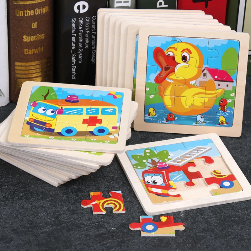 Jigsaw Puzzle Toys 11X11CM Educational Toys Kids Wooden Puzzle Cartoon Animal Traffic Tangram Wood Puzzle Toys for Children Gift
Jigsaw Puzzle Toys 11X11CM Educational Toys Kids Wooden Puzzle Cartoon Animal Traffic Tangram Wood Puzzle Toys for Children Gift