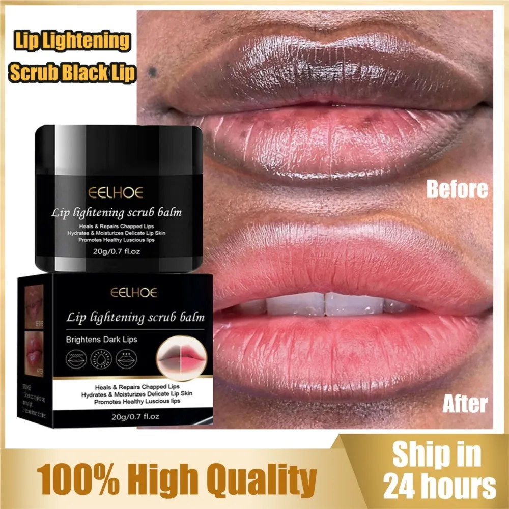 

Lip Lightening Scrub Black Lip Remover Lip Balm Exfoliating Fade Lines Dull Fast Repair Pink Lips Treatment Moisturizing Nourish