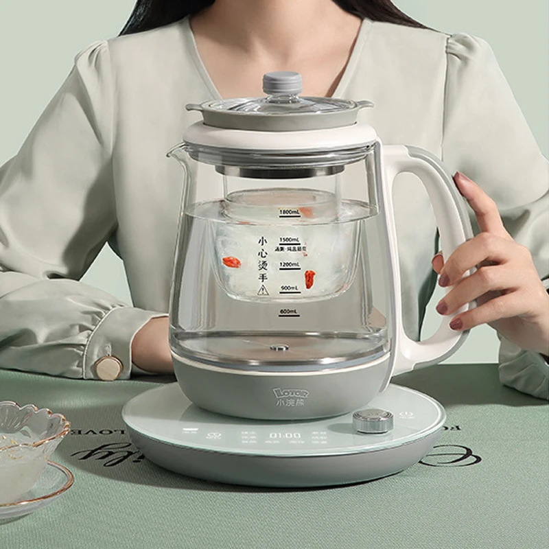 Health Pot Automatic Glass Multi-function Electric Hot Flower Tea Home Maker Office Small Portable Kettle Samovar Jug Teapot
Health Pot Automatic Glass Multi-function Electric Hot Flower Tea Home Maker Office Small Portable Kettle Samovar Jug Teapot