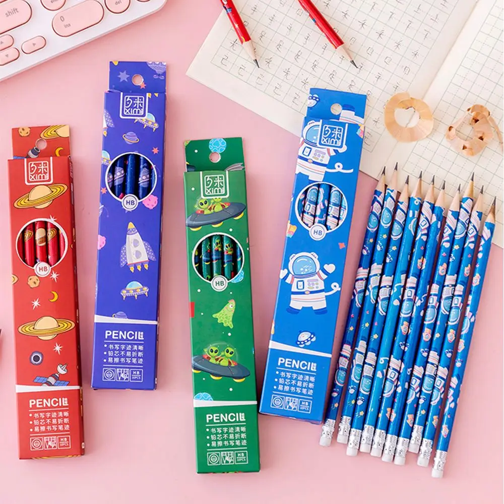 Cute Cartoon Kids Praise Gifts Planet School Office Accessories Writing Supplies HB Pencils Stationery
Cute Cartoon Kids Praise Gifts Planet School Office Accessories Writing Supplies HB Pencils Stationery