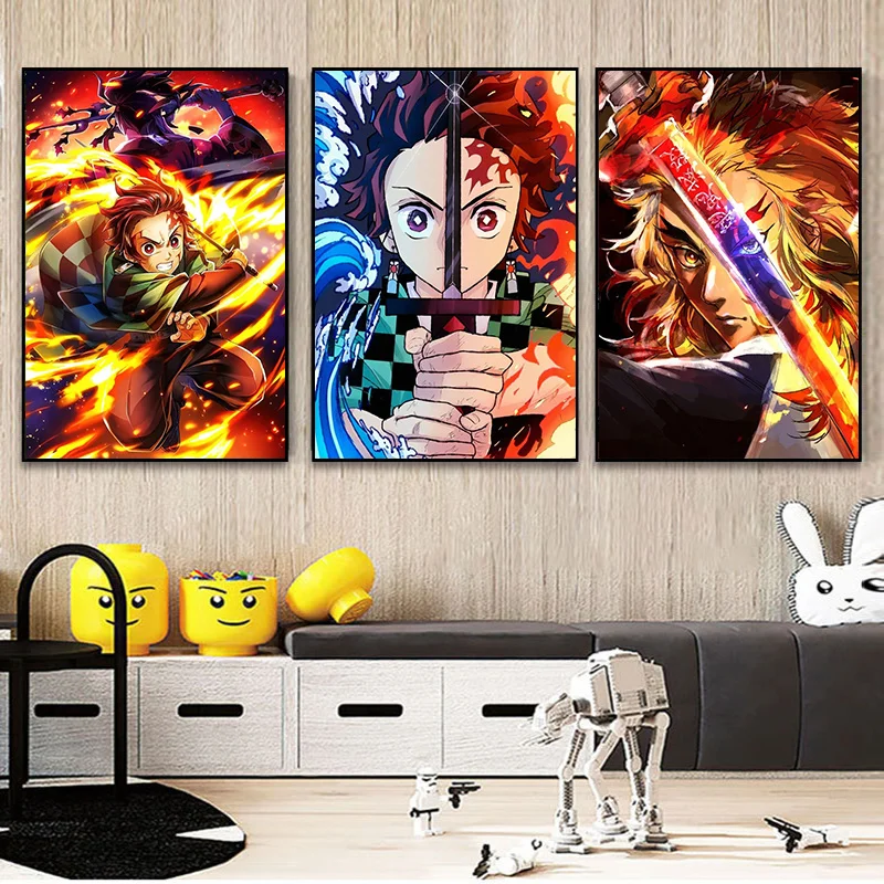 Demon Slayer Posters Anime HD Canvas Prints Painting Rengoku Wall Art Pictures Modern Boy Kid Room Wall Decoration (No Frame)
Demon Slayer Posters Anime HD Canvas Prints Painting Rengoku Wall Art Pictures Modern Boy Kid Room Wall Decoration (No Frame)