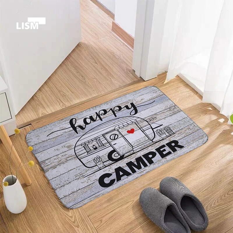 Happy Camper Camping Entrance Doormat Carpet Area Rugs Bathroom Mats Floor Anti Slip Trendy Washable Outdoor Flannel Home Decor
Happy Camper Camping Entrance Doormat Carpet Area Rugs Bathroom Mats Floor Anti Slip Trendy Washable Outdoor Flannel Home Decor