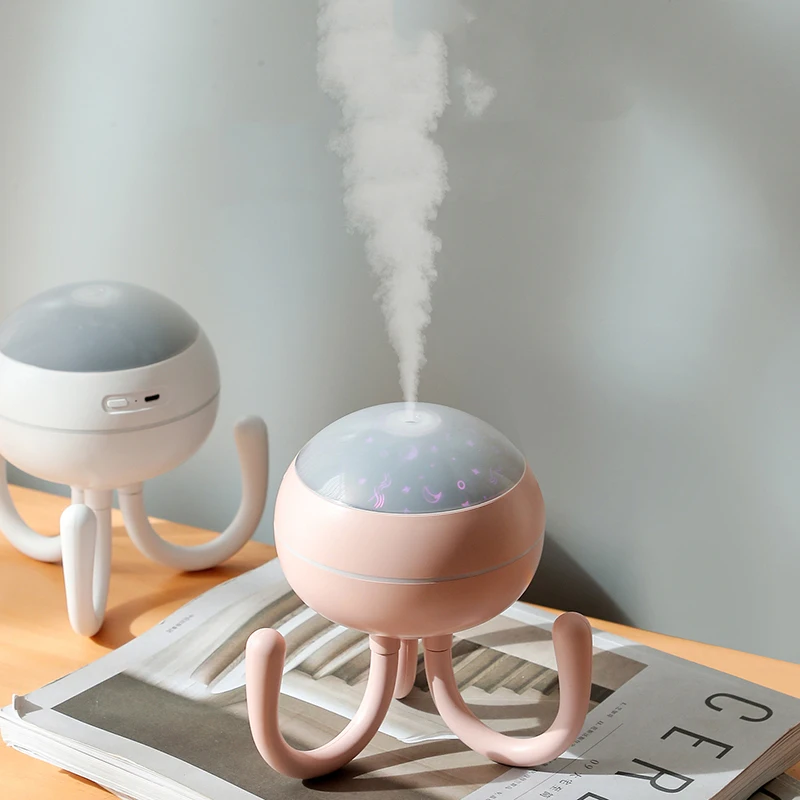 New pattern Cute pet octopus Water fogger usb air humidifier Office bedroom mist diffuser Home essentials Night light
New pattern Cute pet octopus Water fogger usb air humidifier Office bedroom mist diffuser Home essentials Night light