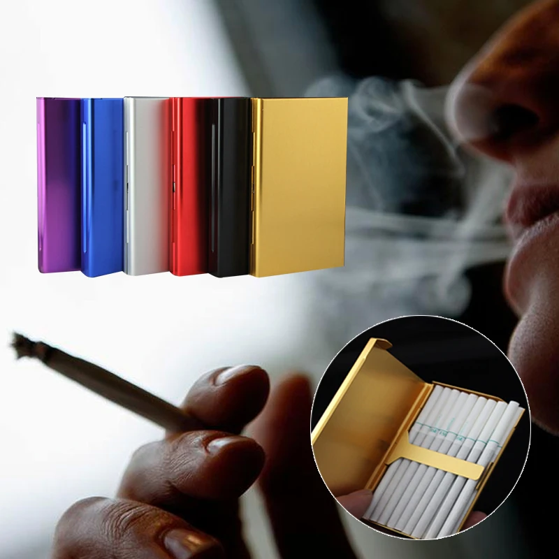 Metal Side Opening Tobacco Box A59mm Women's 20Pcs Ultra-thin Cigarette Case Store Herb Weed Accessories Gift Box For Man/ Women
Metal Side Opening Tobacco Box A59mm Women's 20Pcs Ultra-thin Cigarette Case Store Herb Weed Accessories Gift Box For Man/ Women