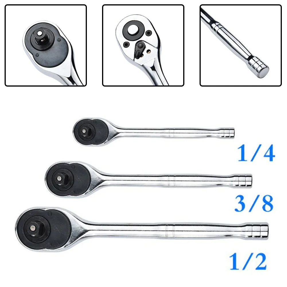 1Pc 1/4" 3/8" 1/2" Inch High Torque Ratchet Wrench Reversible Adjustable Quick Release Ratchet Wrench Socket Wrench Hand Tool
1Pc 1/4" 3/8" 1/2" Inch High Torque Ratchet Wrench Reversible Adjustable Quick Release Ratchet Wrench Socket Wrench Hand Tool