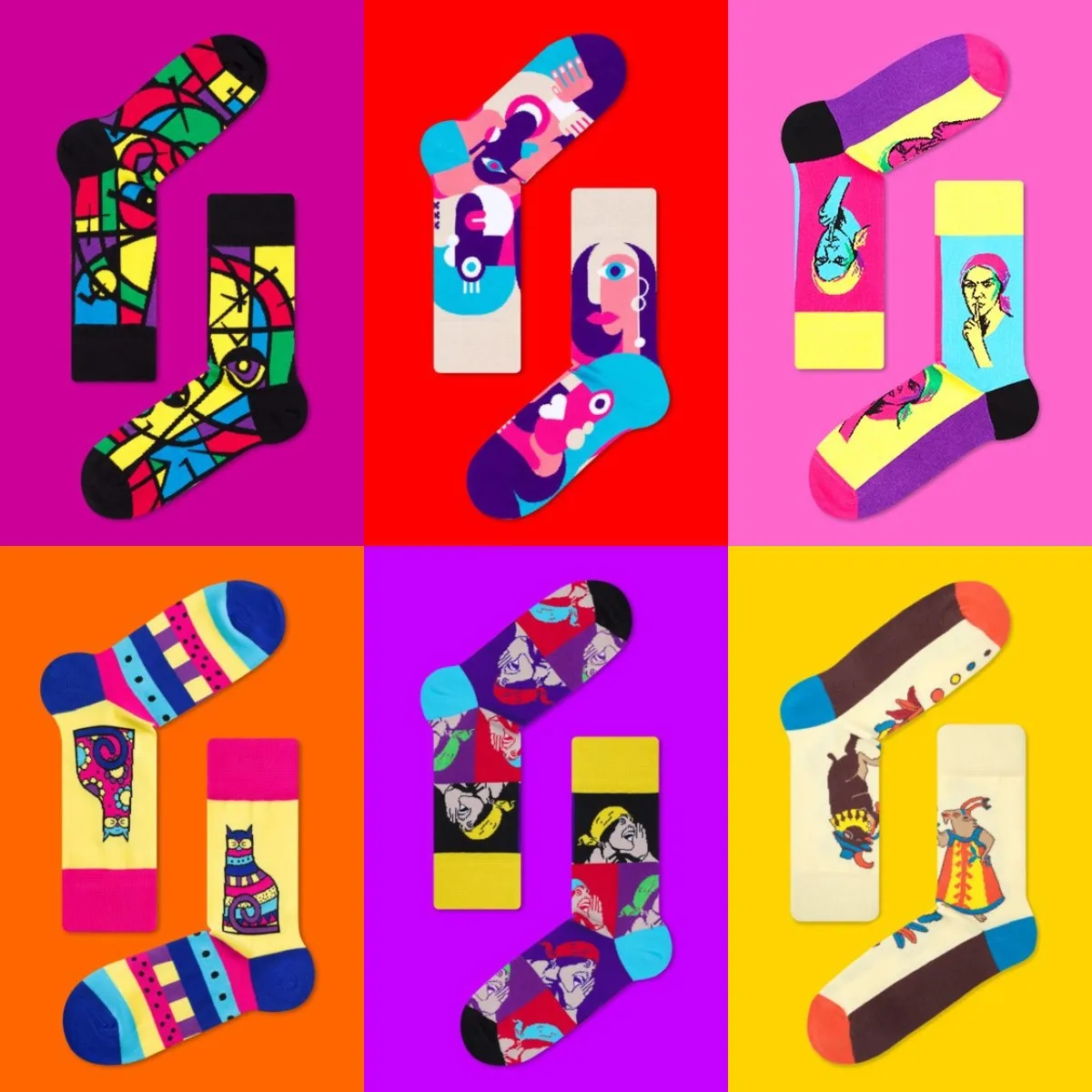 New Creative Oil Painting Style Art Trend Couple Pure Cotton Ins Europe and America Street Skateboarding In Tube Socks Boys
New Creative Oil Painting Style Art Trend Couple Pure Cotton Ins Europe and America Street Skateboarding In Tube Socks Boys