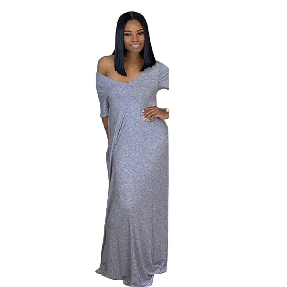 2022 Summer The New Fashion Sale Explosion Women'S Casual Dress With Loose Shoulders And Short Sleeves In Solid Color
2022 Summer The New Fashion Sale Explosion Women'S Casual Dress With Loose Shoulders And Short Sleeves In Solid Color