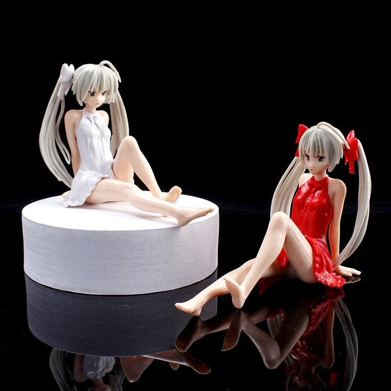 

Экшн-фигурка аниме Yosuga No Sora, 10 см, Kasugano Sora, белое платье, сексуальные девушки, кукла Kasugano Dome, ПВХ Коллекционная модель автомобиля, игрушка