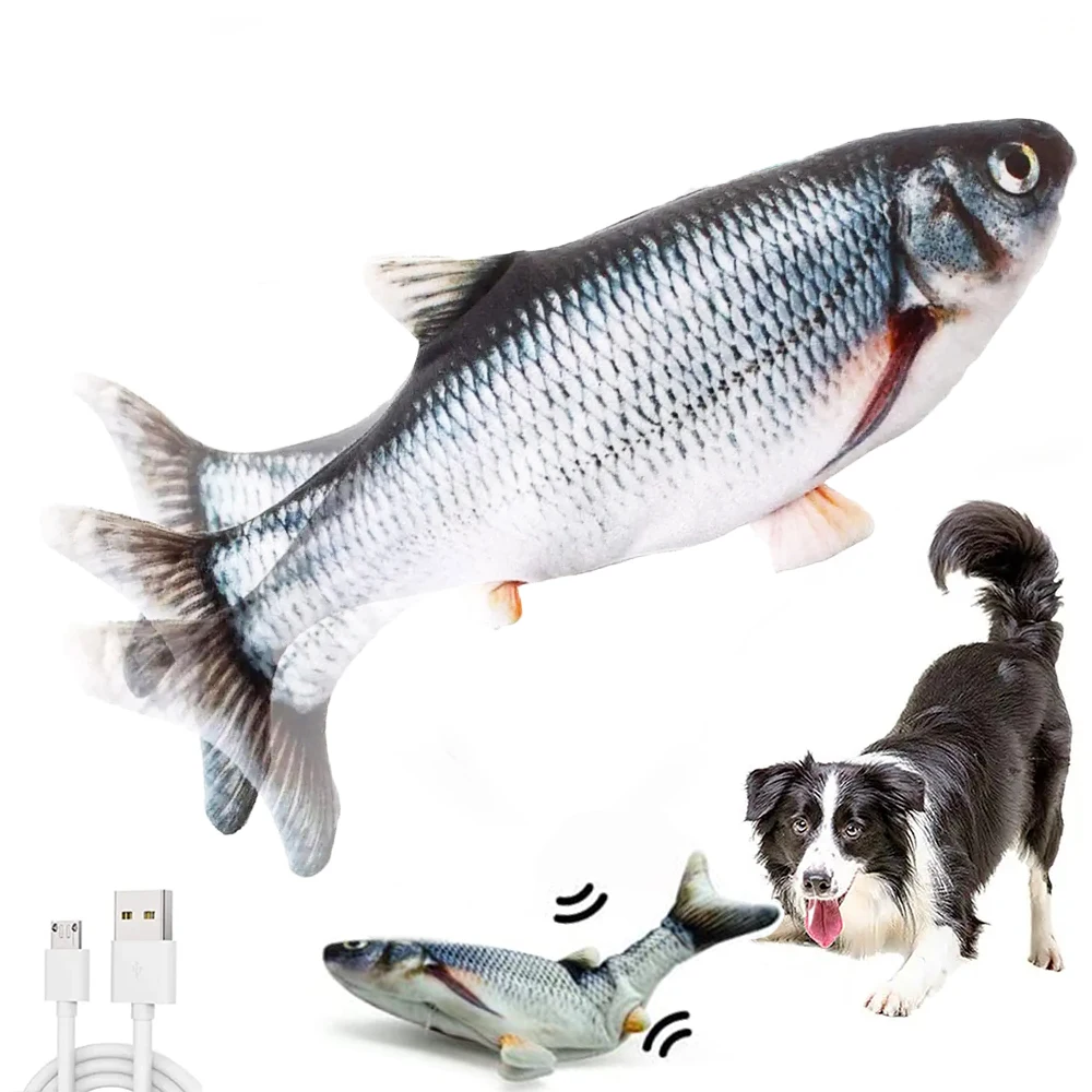 Dog Toys Flopping Fish 10.5" Upgraded Floppy Fish for Small Dogs Wiggle Fish Dog Exercise Toy Plush Interactive Motion Puppy Toy
Dog Toys Flopping Fish 10.5" Upgraded Floppy Fish for Small Dogs Wiggle Fish Dog Exercise Toy Plush Interactive Motion Puppy Toy
