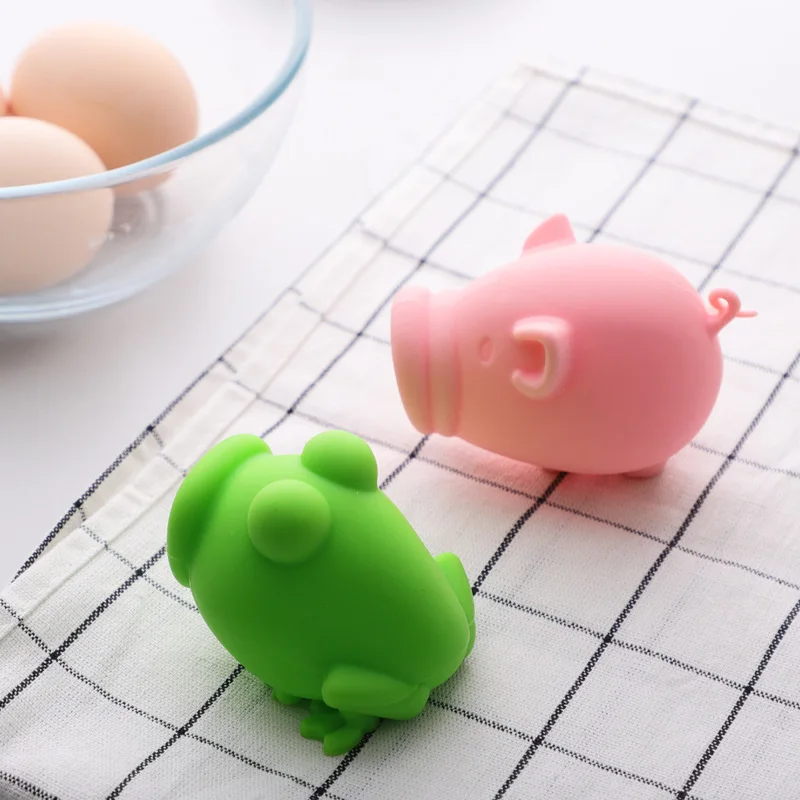 

Silicone Egg Dividers Stiring Kitchen Tools Accessories Pink Pig Yolk Divider Eggs Extractor Separator for Caking Useful Gadgets