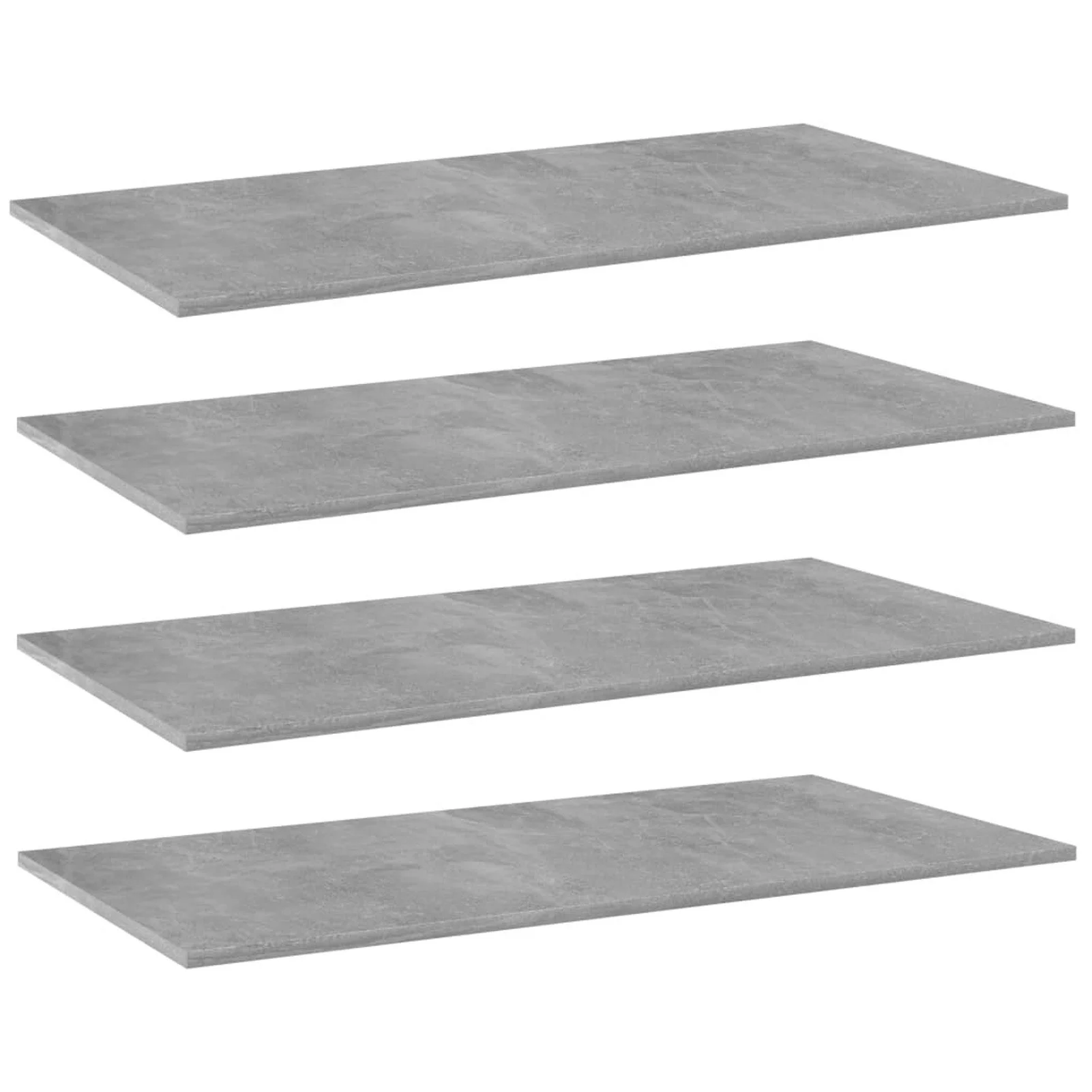 Bookshelf Boards 4 pcs Concrete Gray 39.4"x19.7"x0.6" Chipboard
Bookshelf Boards 4 pcs Concrete Gray 39.4"x19.7"x0.6" Chipboard