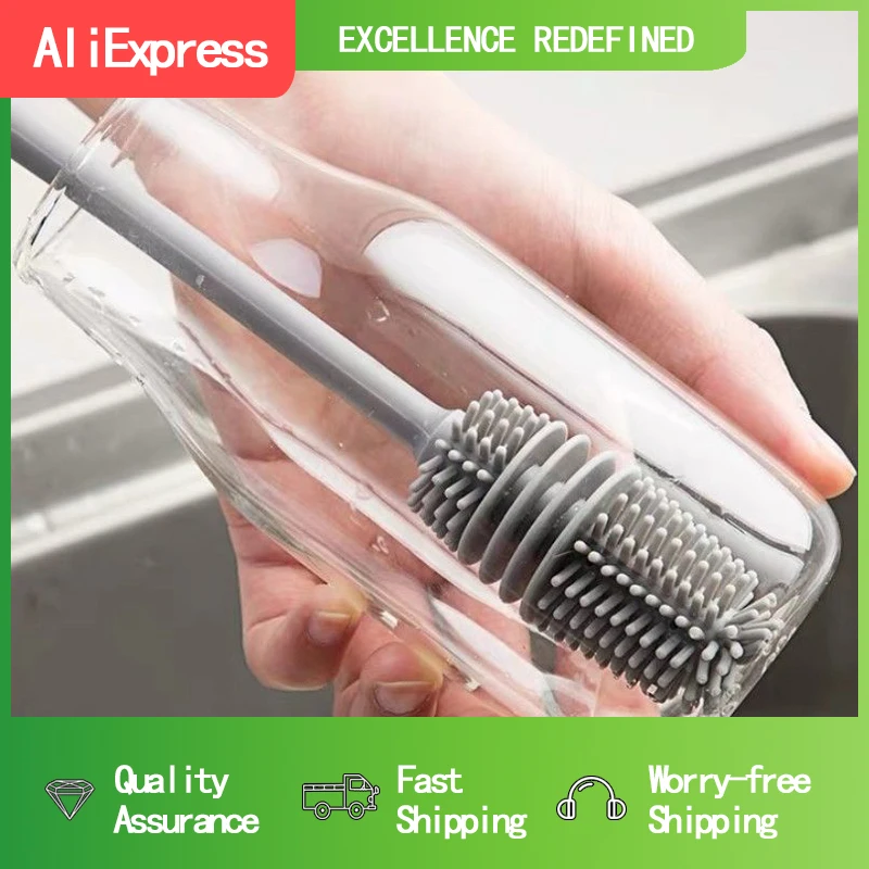 Hot Silicone Cup Brush Cup Scrubber Glass Cleaner Long Handle Drink Wineglass Bottle Cup Cleaning Brush Kitchen Cleaning Tool
Hot Silicone Cup Brush Cup Scrubber Glass Cleaner Long Handle Drink Wineglass Bottle Cup Cleaning Brush Kitchen Cleaning Tool