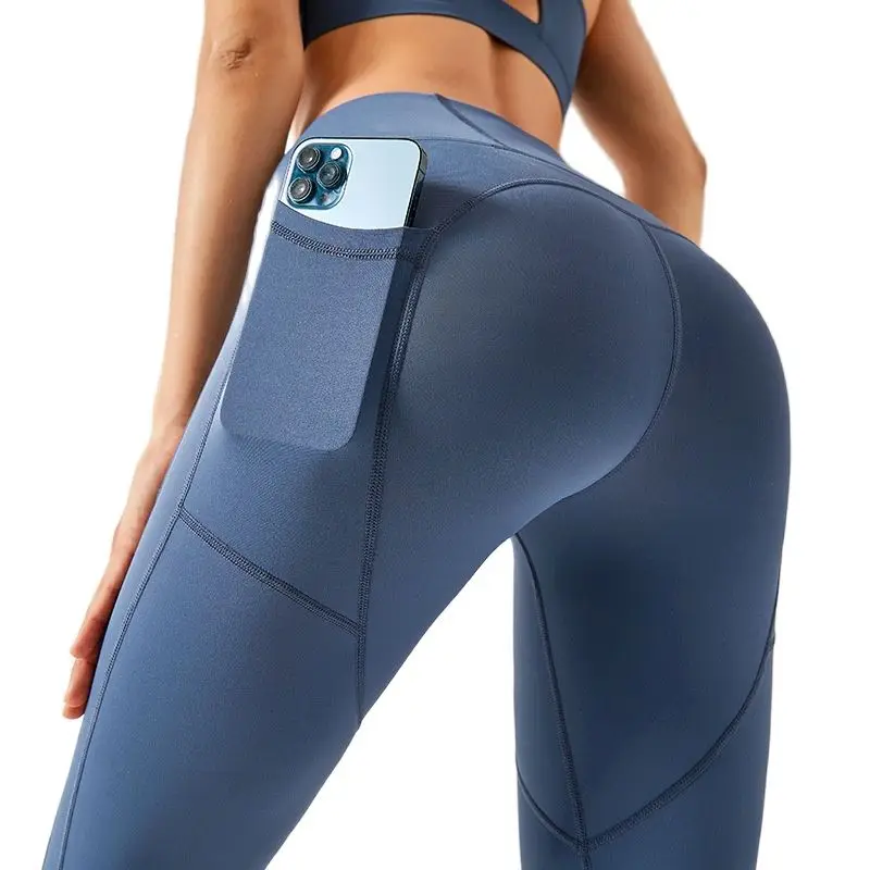 MYS Women Gym Leggings High Waist Elastic NO Front Seam Yoga Pants With Pockets Hip Lift Naked-feel Fabric Fitness Sports Tights
MYS Women Gym Leggings High Waist Elastic NO Front Seam Yoga Pants With Pockets Hip Lift Naked-feel Fabric Fitness Sports Tights