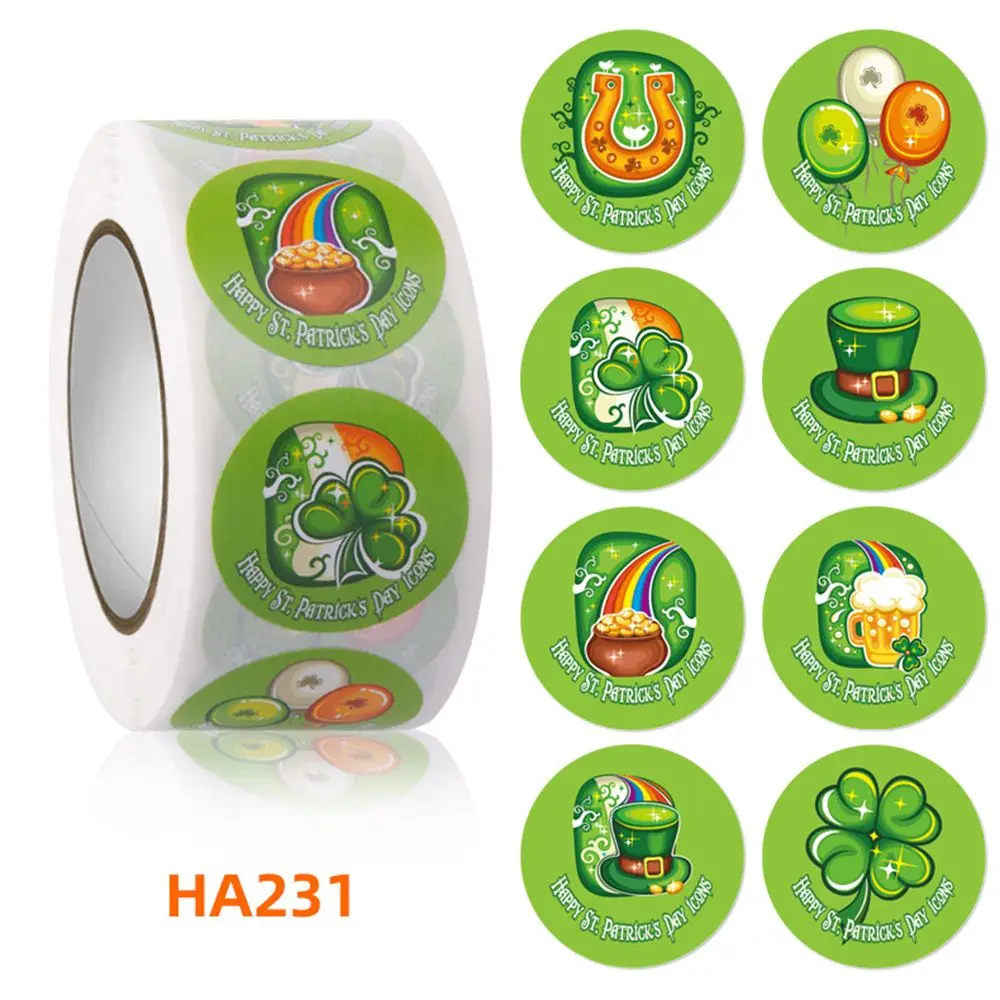 500pcs/Roll Round St. Patrick's Day Self-adhesive Party Decorative Sealing Sticker Stickers Label Stickers
500pcs/Roll Round St. Patrick's Day Self-adhesive Party Decorative Sealing Sticker Stickers Label Stickers