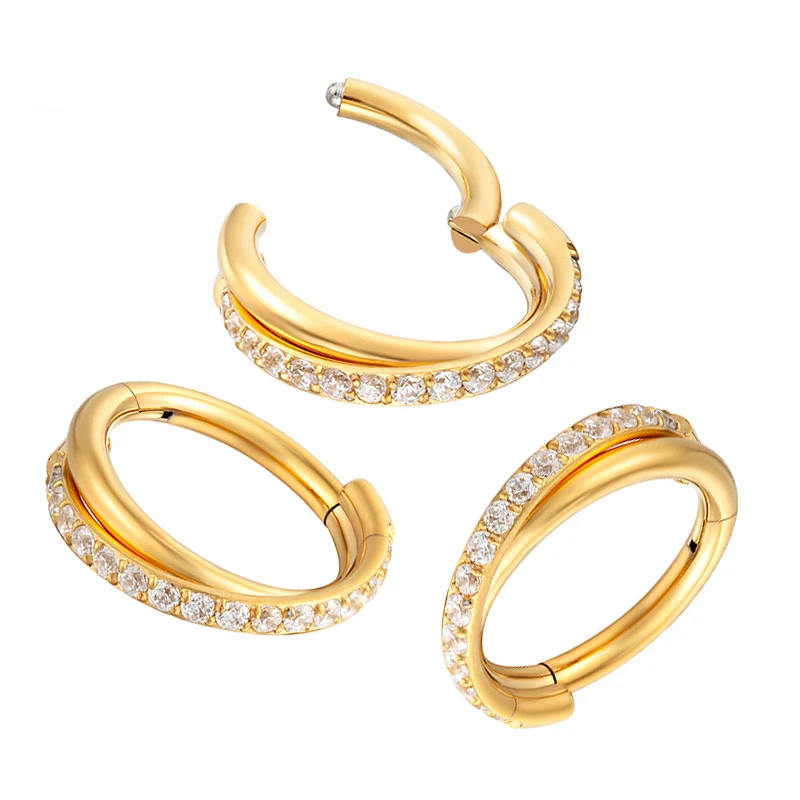 Nose Piercing Ring Helix Cartilage Zircon Earring Stainless Steel Septum Piercing Nariz Hoop Hight Segment Clicker Daith Jewelry
Nose Piercing Ring Helix Cartilage Zircon Earring Stainless Steel Septum Piercing Nariz Hoop Hight Segment Clicker Daith Jewelry