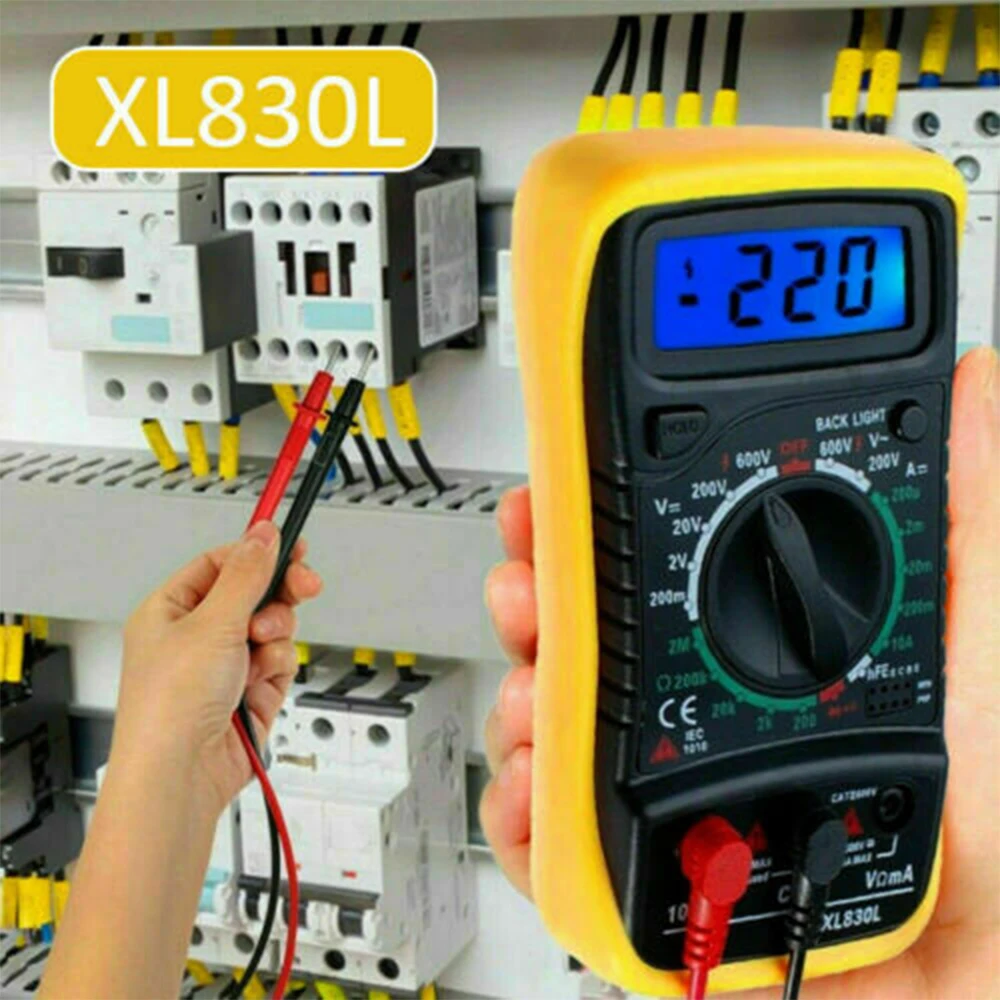 Multimeter Digital Multi Tester Voltmeter Ammeter Ohmmeter AC/DC Voltage Diode Electrical Measuring Instrument With Buzzer LCD
Multimeter Digital Multi Tester Voltmeter Ammeter Ohmmeter AC/DC Voltage Diode Electrical Measuring Instrument With Buzzer LCD