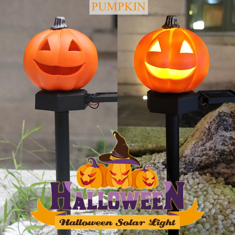 Halloween Solar Lights Pumpkin Light Waterproof Lawn Lamp For Outdoor Garden Patios Party Decorations Resin Craft Ornaments
Halloween Solar Lights Pumpkin Light Waterproof Lawn Lamp For Outdoor Garden Patios Party Decorations Resin Craft Ornaments