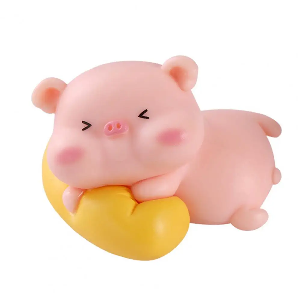 Durable Little Pig Ornament Artistic Plastic Mini Charming Pig Figurine Piggy Statue Pig Ornament
Durable Little Pig Ornament Artistic Plastic Mini Charming Pig Figurine Piggy Statue Pig Ornament
