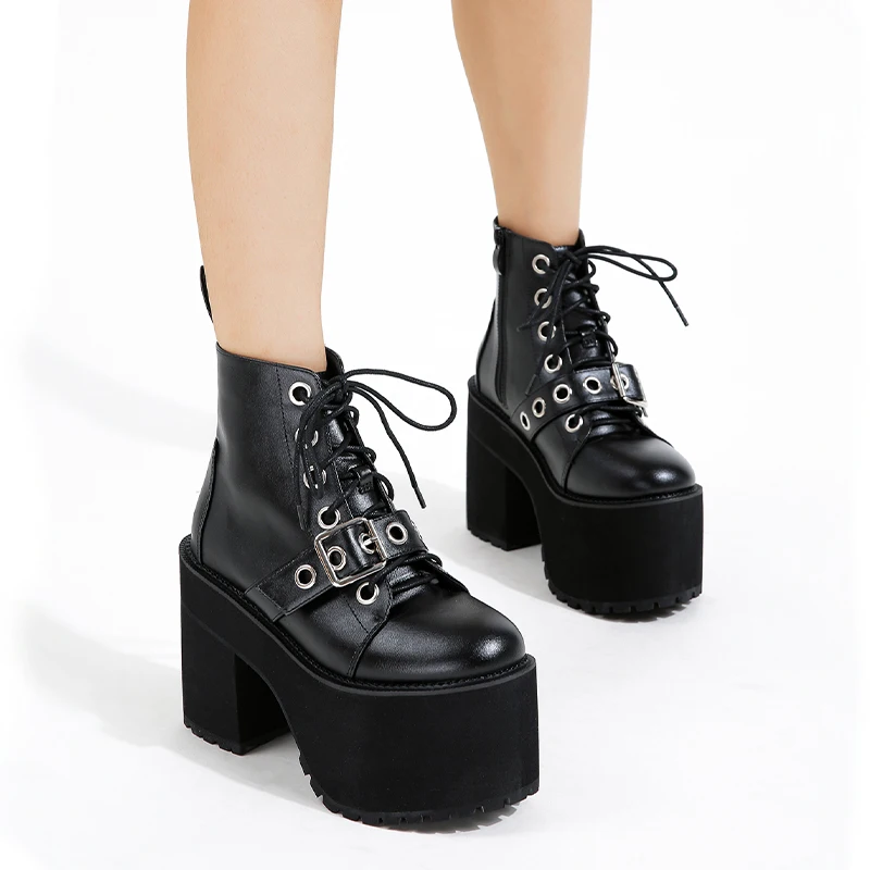 New Thick Heel High Heel Waterproof Platform Large Size Women's Winter Short Martin Boots 35-43 Women's Thick Soled Shoes
New Thick Heel High Heel Waterproof Platform Large Size Women's Winter Short Martin Boots 35-43 Women's Thick Soled Shoes