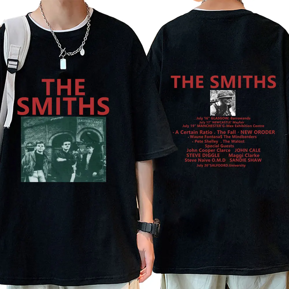 Футболка с коротким рукавом для мужчин и женщин The Smiths Festival of The Tenth Summer 1986
Футболка с коротким рукавом для мужчин и женщин The Smiths Festival of The Tenth Summer 1986