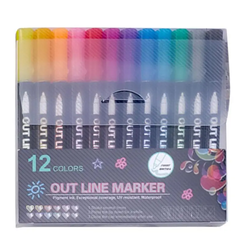Детский маркер-контур, 12 цветов, мерцающие маркеры для детей, женщин и мужчин, портативный маркер-контур, ручка, рождественский подарок для Fa
Детский маркер-контур, 12 цветов, мерцающие маркеры для детей, женщин и мужчин, портативный маркер-контур, ручка, рождественский подарок для Fa