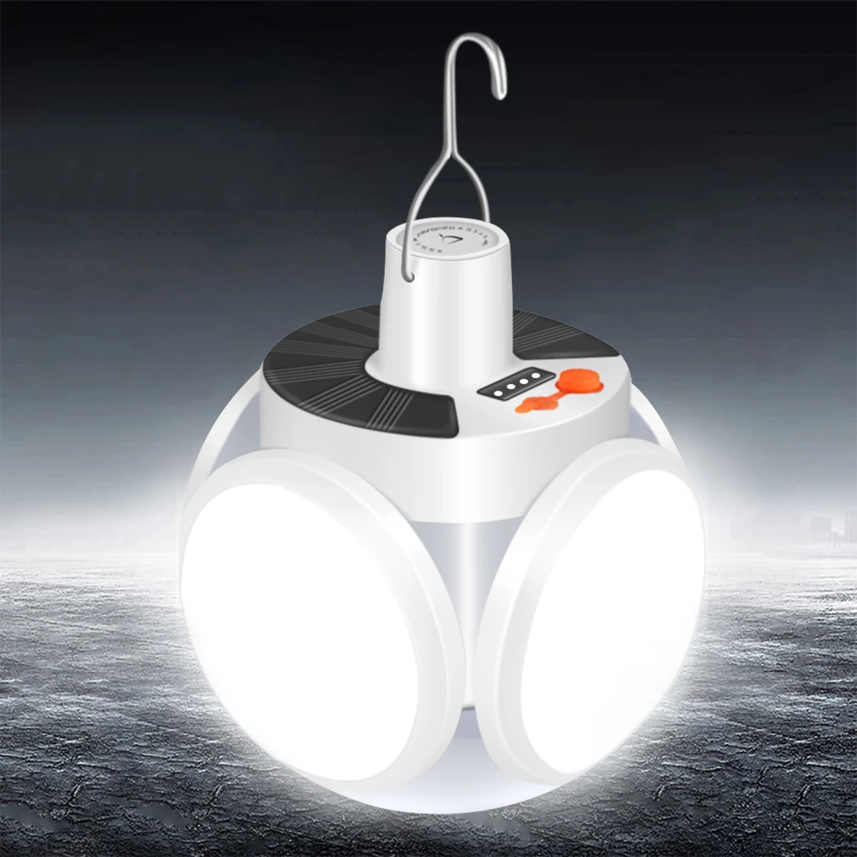 45LED Camping Light Solar/USB Rechargeable Camping Lantern with 5 Lighting Modes Folding LED Floodlight IP65 Waterproof Camping
45LED Camping Light Solar/USB Rechargeable Camping Lantern with 5 Lighting Modes Folding LED Floodlight IP65 Waterproof Camping