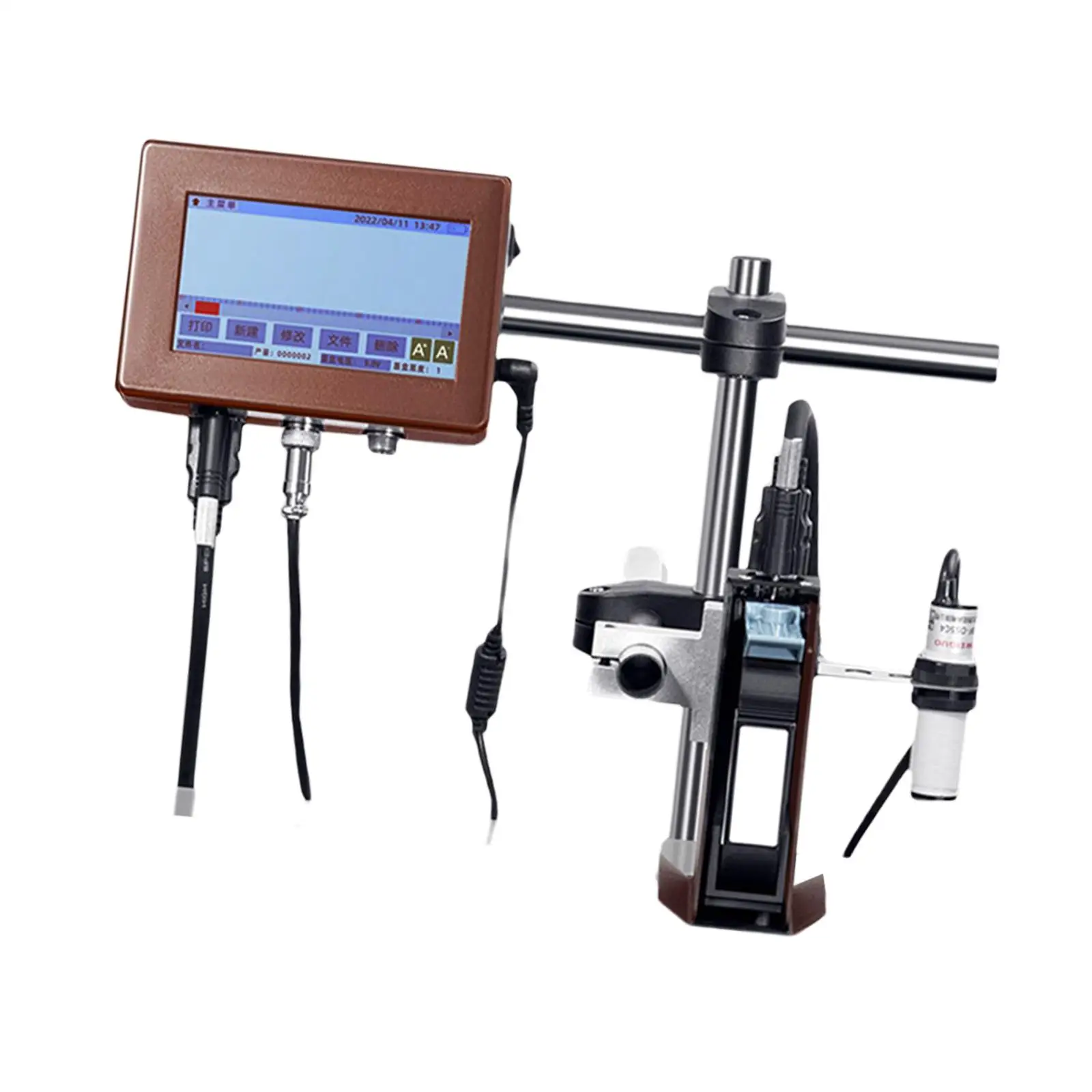 Thermal Inkjet Printer Marking Device with Ink Cartridge HD Touch Screen Date Coding Machine for Label Qrcode Batch Number Image 
Thermal Inkjet Printer Marking Device with Ink Cartridge HD Touch Screen Date Coding Machine for Label Qrcode Batch Number Image