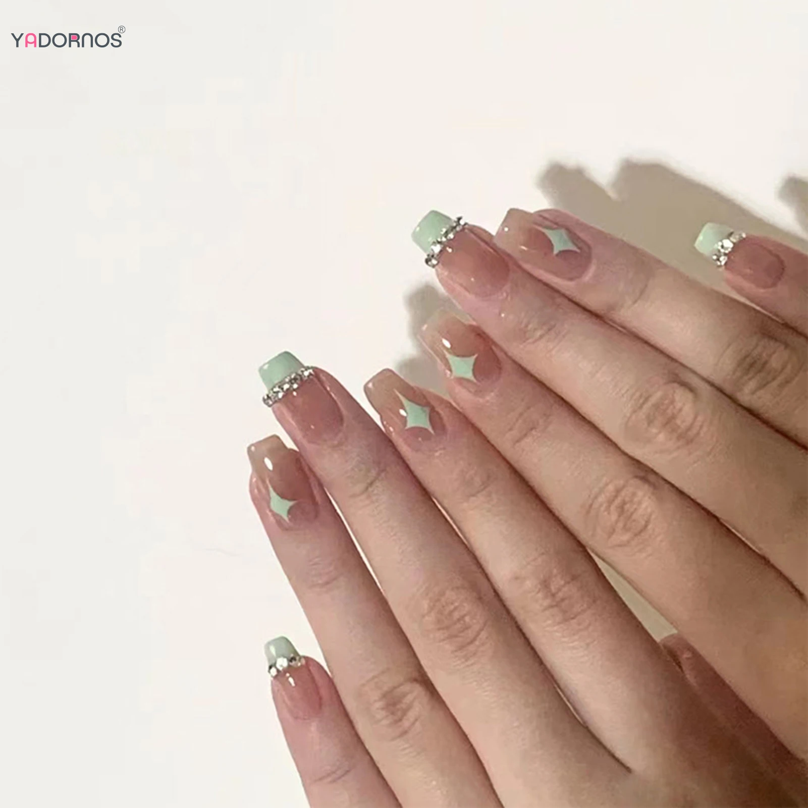 24Pcs Glitter Diamond Medium Ballet False Nails 2023 New Y2K Fake Nails with Star Designs DIY Wearable Press on Nails for Women
24Pcs Glitter Diamond Medium Ballet False Nails 2023 New Y2K Fake Nails with Star Designs DIY Wearable Press on Nails for Women