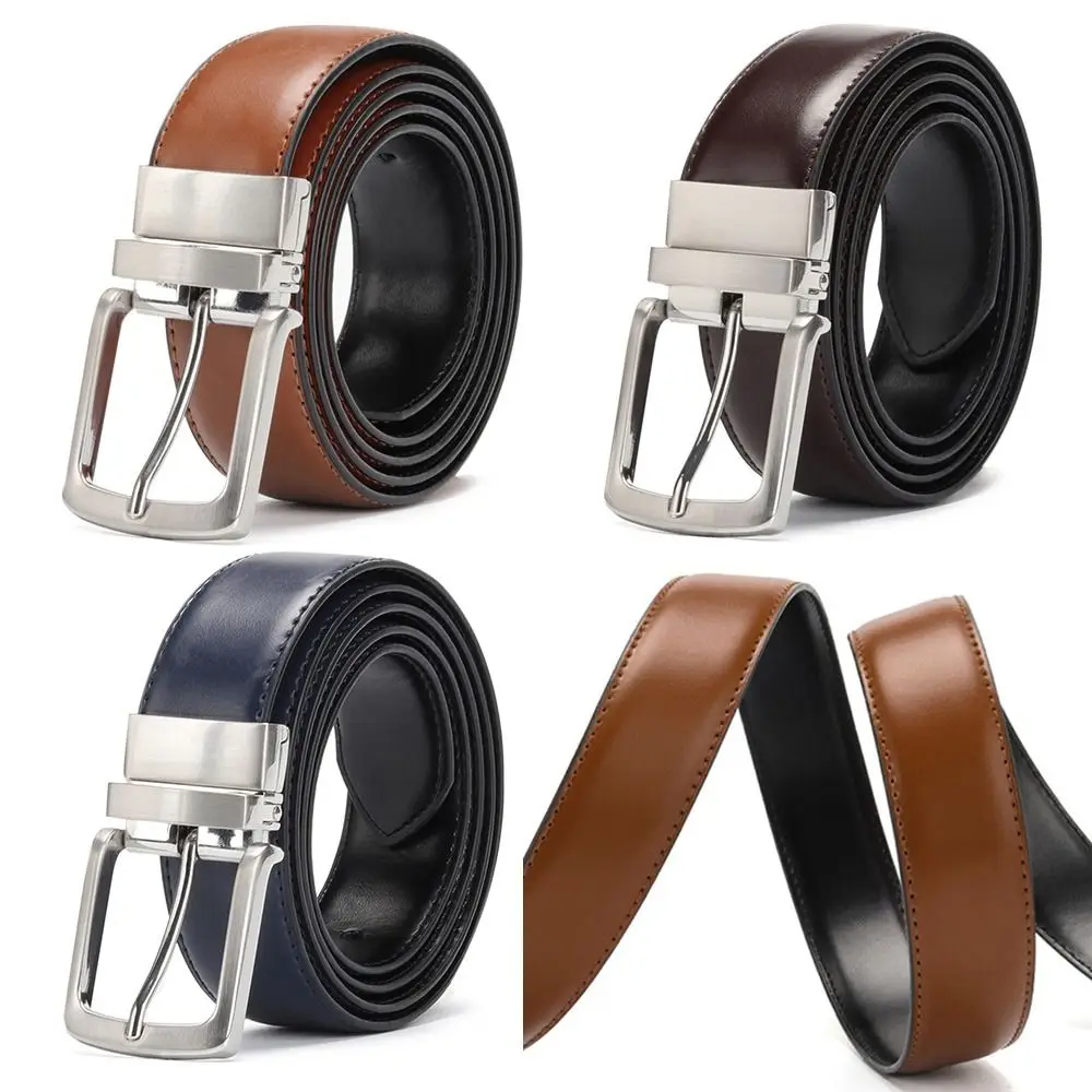 Skirt Vintage All-match Ladies Dress Belts Pants Bands Double-sided Genuine Leather Belt Reversible Buckle Waistband
Skirt Vintage All-match Ladies Dress Belts Pants Bands Double-sided Genuine Leather Belt Reversible Buckle Waistband