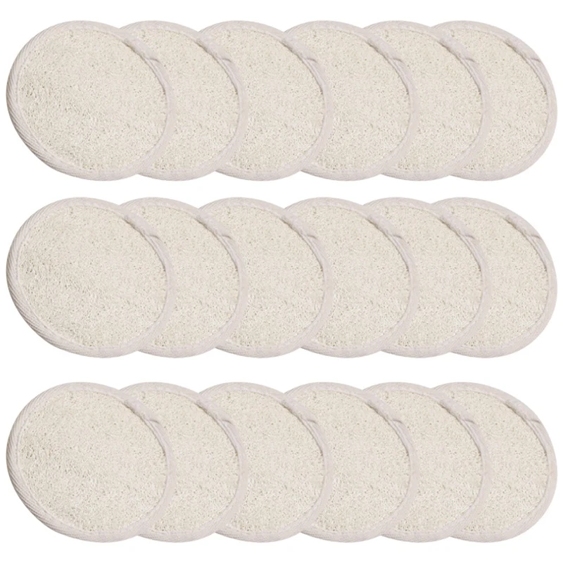 18Pcs Exfoliating Loofah Pad Mini Round Bath Loofah Sponge Pad Exfoliating Scrub Natural Rubber Bath Sponge Brush Unisex
18Pcs Exfoliating Loofah Pad Mini Round Bath Loofah Sponge Pad Exfoliating Scrub Natural Rubber Bath Sponge Brush Unisex