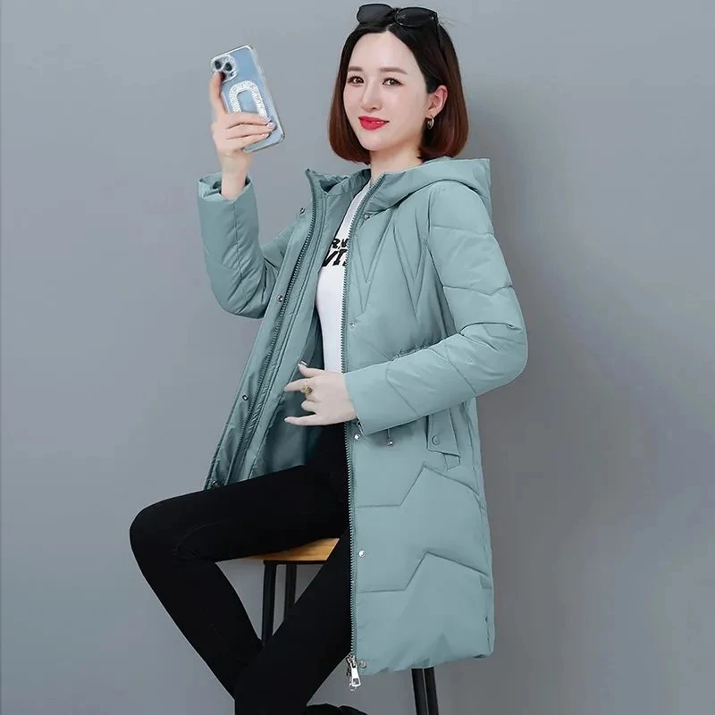2022 Autumn Winter New Down cotton Jacket Women Slim Warm Thicken Hooded Parkas Overcoat Fashion Solid Casual Long Snow Jackets
2022 Autumn Winter New Down cotton Jacket Women Slim Warm Thicken Hooded Parkas Overcoat Fashion Solid Casual Long Snow Jackets