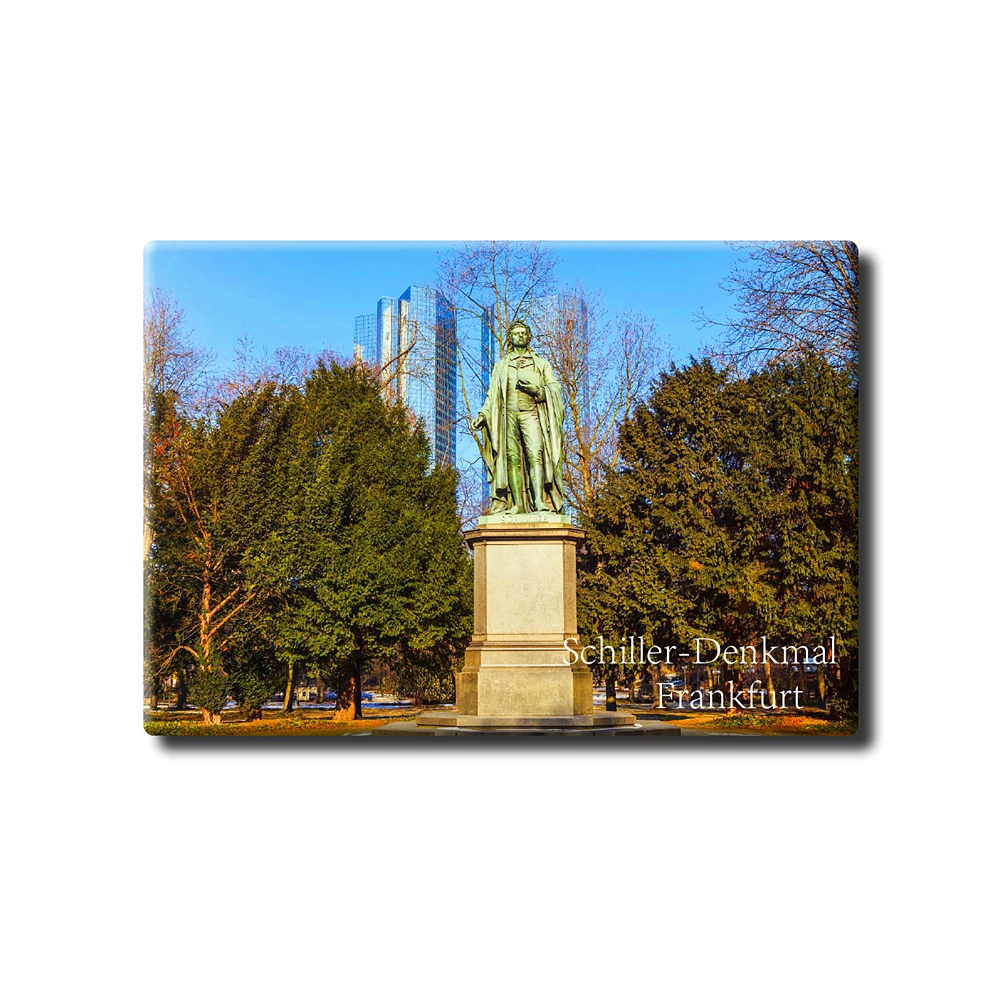 Germany Frankfurt "Schiller Statue" Tourist Souvenir Tinplate Magnetic Refrigerator Sticker Rigid Creative Home Decoration 27160
Germany Frankfurt "Schiller Statue" Tourist Souvenir Tinplate Magnetic Refrigerator Sticker Rigid Creative Home Decoration 27160