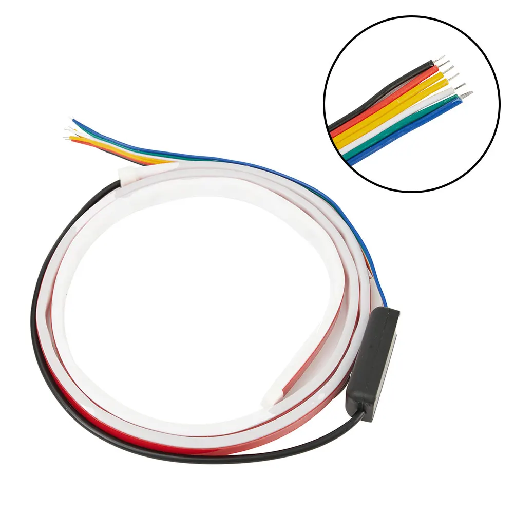 Fluid Steering brake light LED Strip Lamp Parts Rear Turn Signal 120cm (47.2inch) Accessories Area Illumination Car DC12V
Fluid Steering brake light LED Strip Lamp Parts Rear Turn Signal 120cm (47.2inch) Accessories Area Illumination Car DC12V