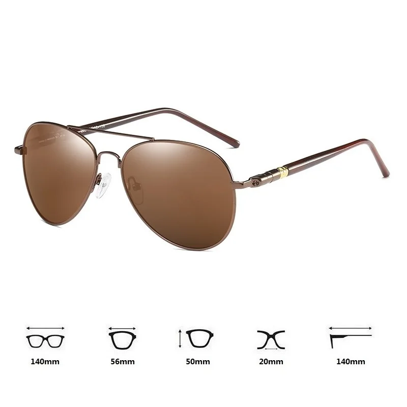 Luxury Men's Polarized Sunglasses Driving Sun Glasses For Men Women Brand Designer Male Vintage Black Pilot Sunglasses UV400
Luxury Men's Polarized Sunglasses Driving Sun Glasses For Men Women Brand Designer Male Vintage Black Pilot Sunglasses UV400