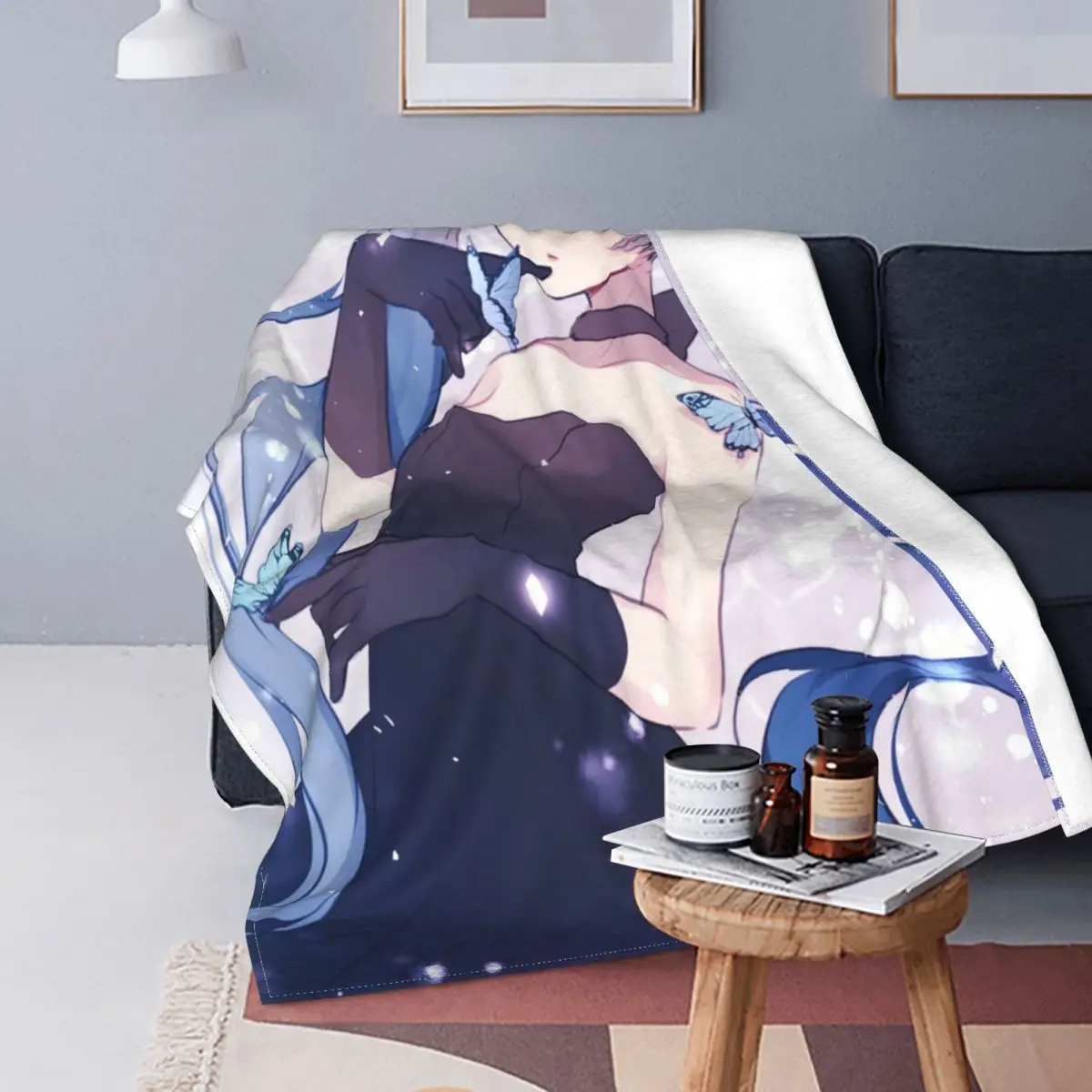 Miku Cartoon Blankets Flannel Printed Virtual Idol Anime Multi-function Super Warm Throw Blanket for Sofa Car Quilt
Miku Cartoon Blankets Flannel Printed Virtual Idol Anime Multi-function Super Warm Throw Blanket for Sofa Car Quilt