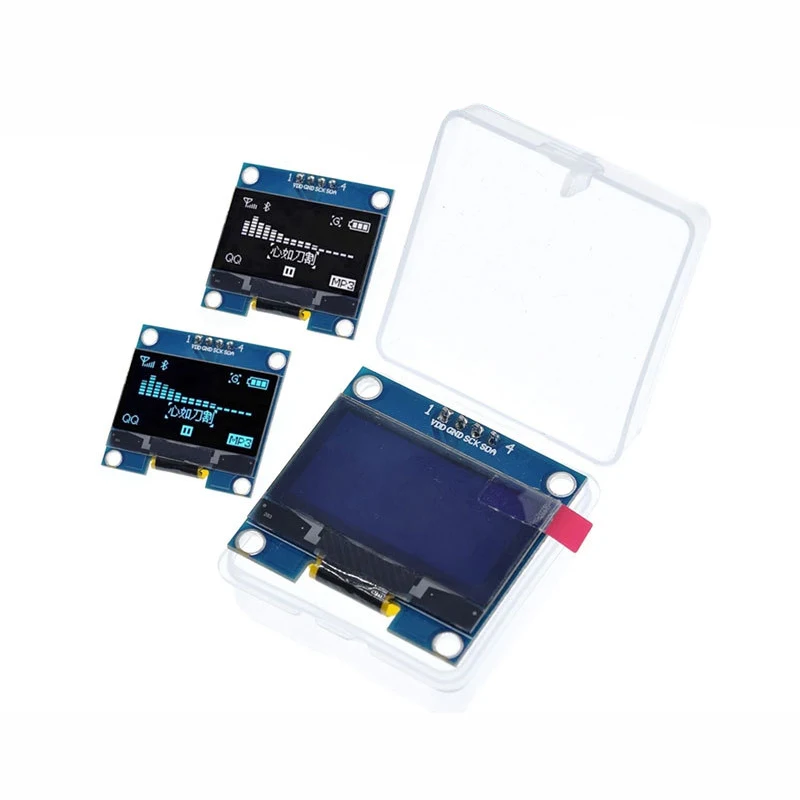 1/2~20/50Pcs 1.3 Inch LCD Screen 4-Pin/7-Pin OLED Display Module Blue/White I2C IIC Communication 12864
1/2~20/50Pcs 1.3 Inch LCD Screen 4-Pin/7-Pin OLED Display Module Blue/White I2C IIC Communication 12864