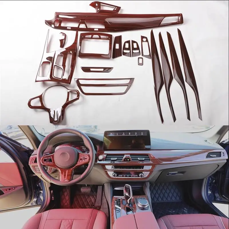 Car Interior Sequins Mouldings Modification Decorative Trim Frame Wooden Color For B.M.W. 5 Series 2018 2019 2020 2021
Car Interior Sequins Mouldings Modification Decorative Trim Frame Wooden Color For B.M.W. 5 Series 2018 2019 2020 2021