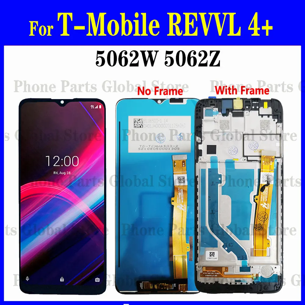Дисплей 6 52 дюйма для T-Mobile REVVL 4 + ЖК-дисплей Plus с рамкой 5062 Вт 5062Z сенсорная панель