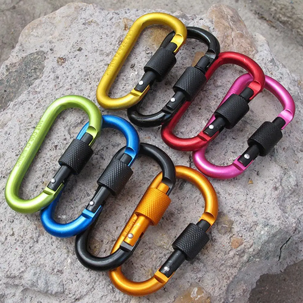 D-type Multifunctional Carabiner Hard Aluminum Alloy Keychain Camping Bottle Outdoor Hook Buckle Hanging Hiking F0k4
D-type Multifunctional Carabiner Hard Aluminum Alloy Keychain Camping Bottle Outdoor Hook Buckle Hanging Hiking F0k4