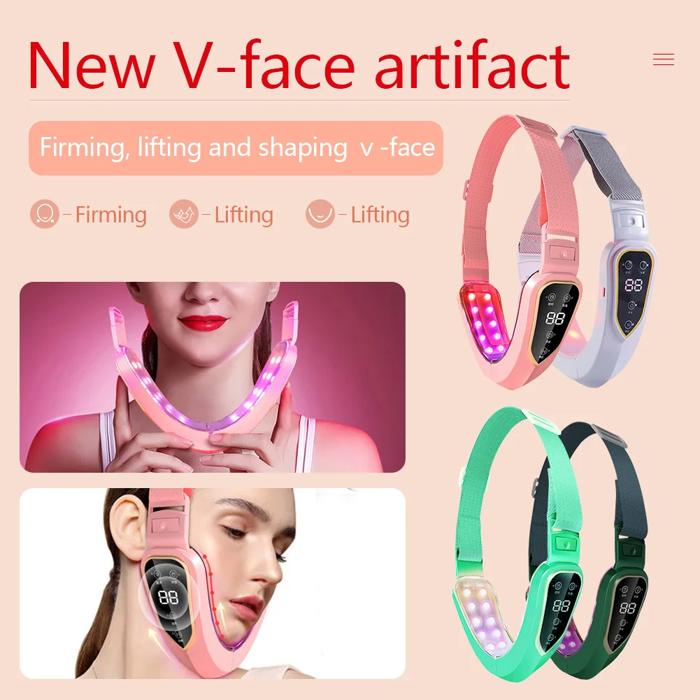 V Face Lifting Device Facial Slimming Vibration Massager With 12 Gears LED Light Double Chin Remover Skin Lifting Device
V Face Lifting Device Facial Slimming Vibration Massager With 12 Gears LED Light Double Chin Remover Skin Lifting Device