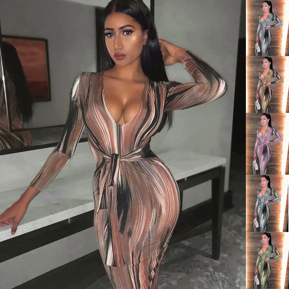 Sexy Print Dress Women Autumn 2021 Fall New Long Sleeve V-neck French Maxi Dresses
Sexy Print Dress Women Autumn 2021 Fall New Long Sleeve V-neck French Maxi Dresses